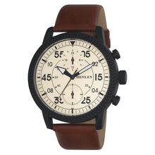 Men's Matt Black Textured Sports Wrist Watch - Stone