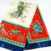 Carriage Design Silk Scarf