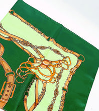 Ladies Gold Belt Silk Scarf