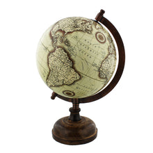 Harvey Makin Globe Metal & Wooden Base