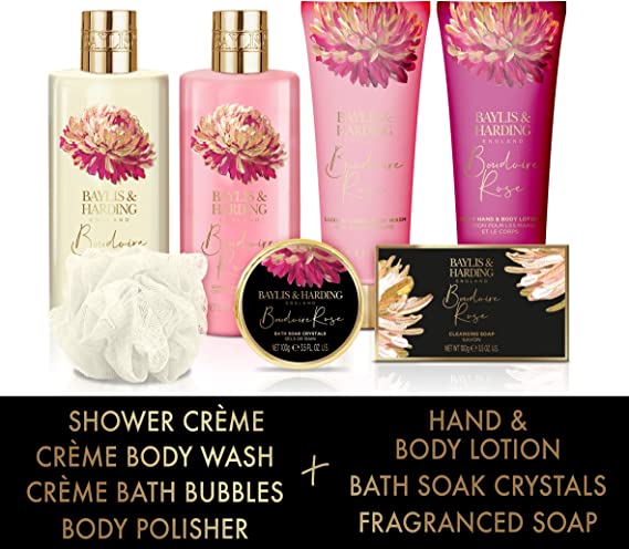 Baylis & Harding Boudoire Rose Gift Set Creme per le mani donna