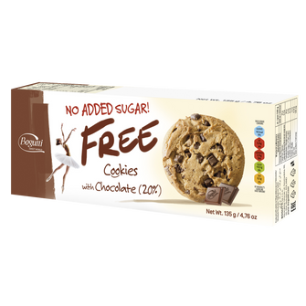 Bogutti Sweet World Free No Sugar Cookies with Chocolate