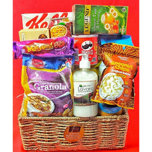 luxury festive gift basket by Ral Gifts & Hampers filled with premium treats and Christmas goodies