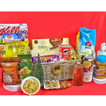 Contents of Christmas Prelude Gift Basket – premium snacks, drinks, and festive gifts