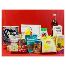 contents of the festive indulgence Hamper displayed 