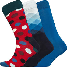 Happy Socks Men's Waterfall Three Pack Socks