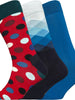 Happy Socks Men's Waterfall Three Pack Socks
