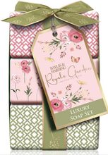 Baylis & Harding Royale Garden Rose, Poppy & Vanilla Luxury Wrapped Soaps Gift Set