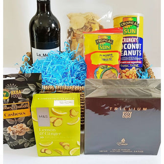 A Woven Wellbeing Basket Hamper