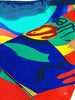 Colorful abstract design with vibrant colors on a white background