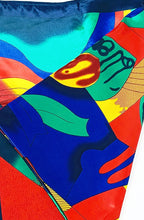Large Mural Pattern Silk Scarf