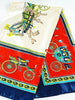 Carriage Design Silk Scarf