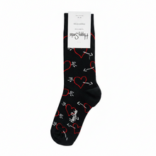 Happy Socks Men's Crew Socks Hearts Design