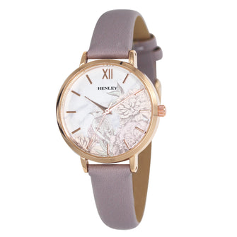 Women's Secret Garden Marbled Wrist Watch in Lilac