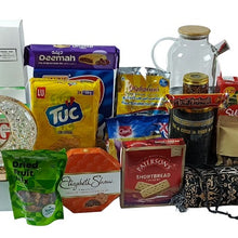 snacks, treats and gifts items displayed on a white background