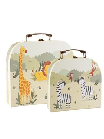 Savannah Safari Suitcases for kids - Set of 2