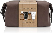 Baylis & Harding Men's Hemp and Bergamot Leather Wash Bag Gift Set