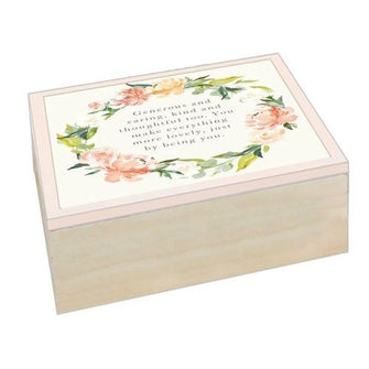 Peaches & Cream MDF Keepsake Box